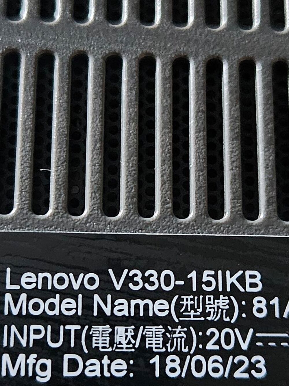 Ordinateur lenovoV330 Matériel informatique