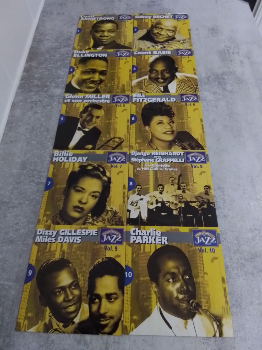 Coffret complet de 20 CD "les triomphes du Jazz" CD et vinyles