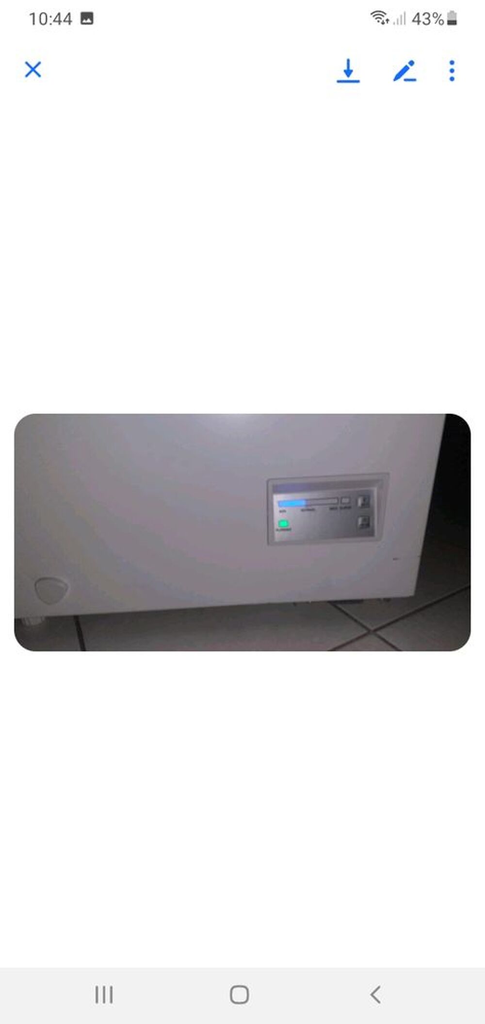 Cong&eacute;lateur coffre Listo Electroménager