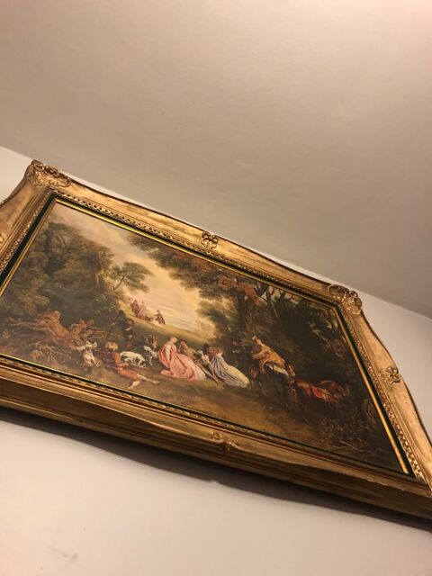 bonjour un beau tableau ancien fait à la main mais pas signé merci 150 Poitiers (86)