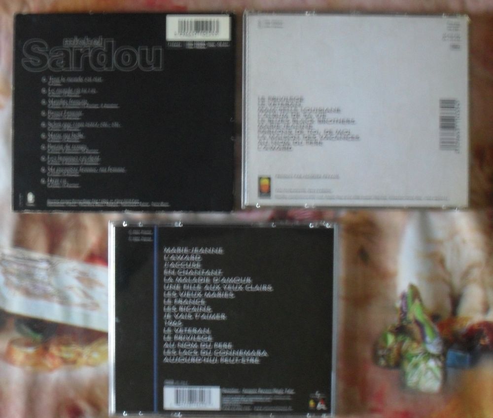 3 CD de Michel SARDOU CD et vinyles