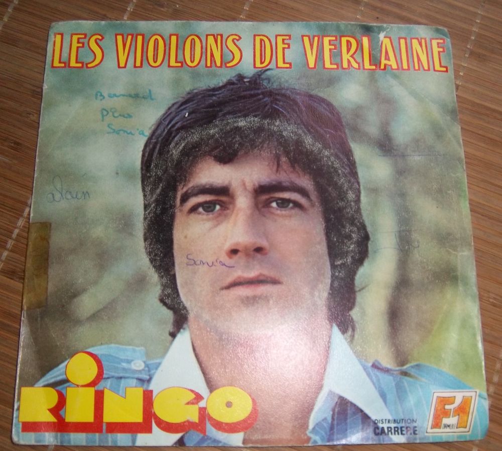 45 tours Ringo les violons de Verlaine la fille que j'aime CD et vinyles