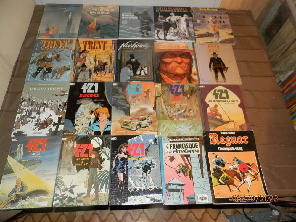 lot de 20 bd ou au d&eacute;tail plus frais de port Livres et BD