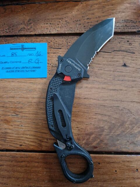 Couteau karambit extrema ratio numrot
nightmare black 190 Vaires-sur-Marne (77)