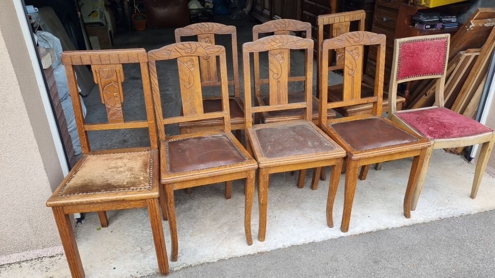 vieilles chaises Meubles