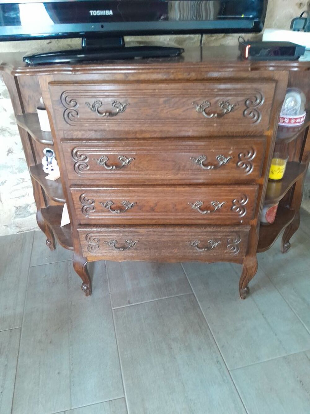COMMODE 4 TIROIRS BOIS Meubles