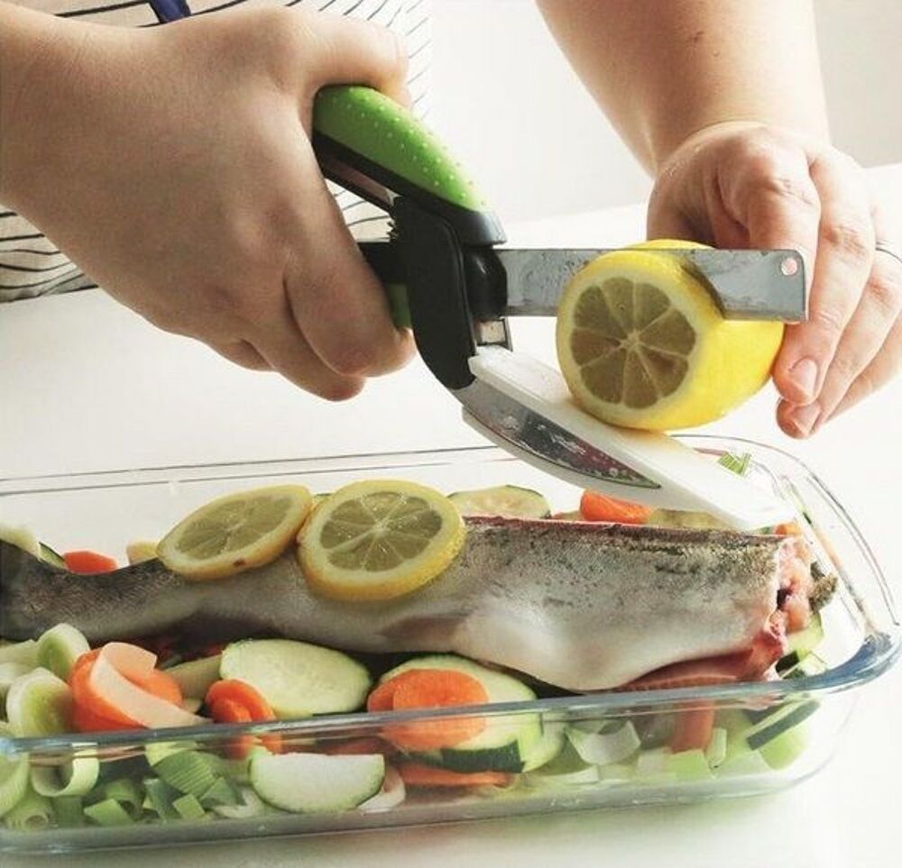 Ciseaux Easy Make fut&eacute;s 2 en 1 Cuisine