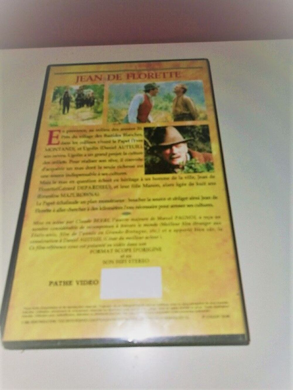 JEAN DE FLORETTE (vhs) DVD et blu-ray