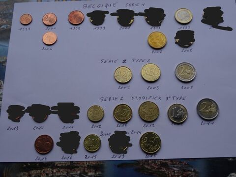 pi�ces en euro de belgique 0 Merville (59)