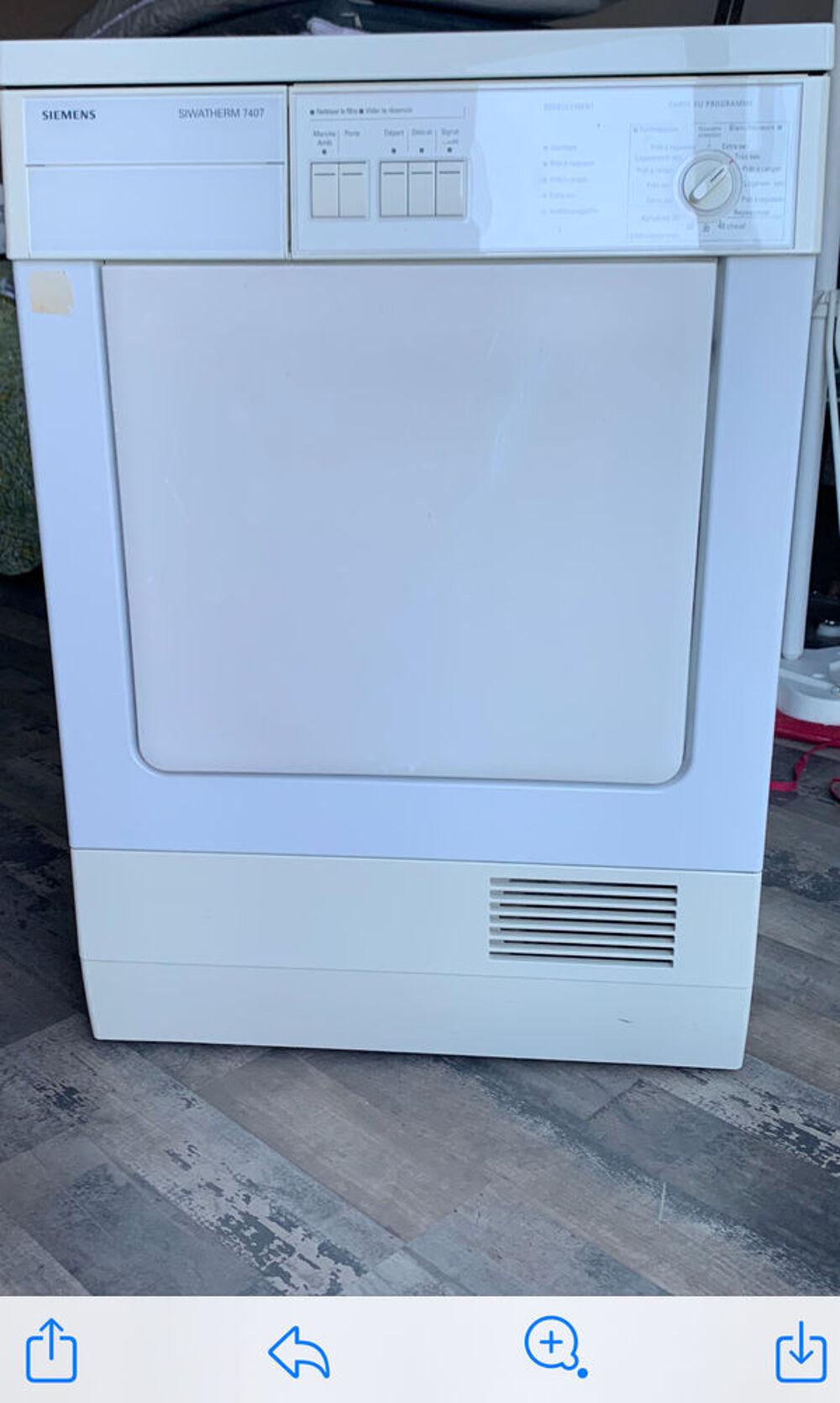 S&egrave;che-linge siemens Electroménager