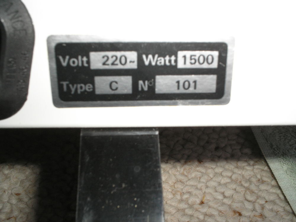 CHAUFFAGE ELECTRIQUE "SIPRATIQUE" Electroménager