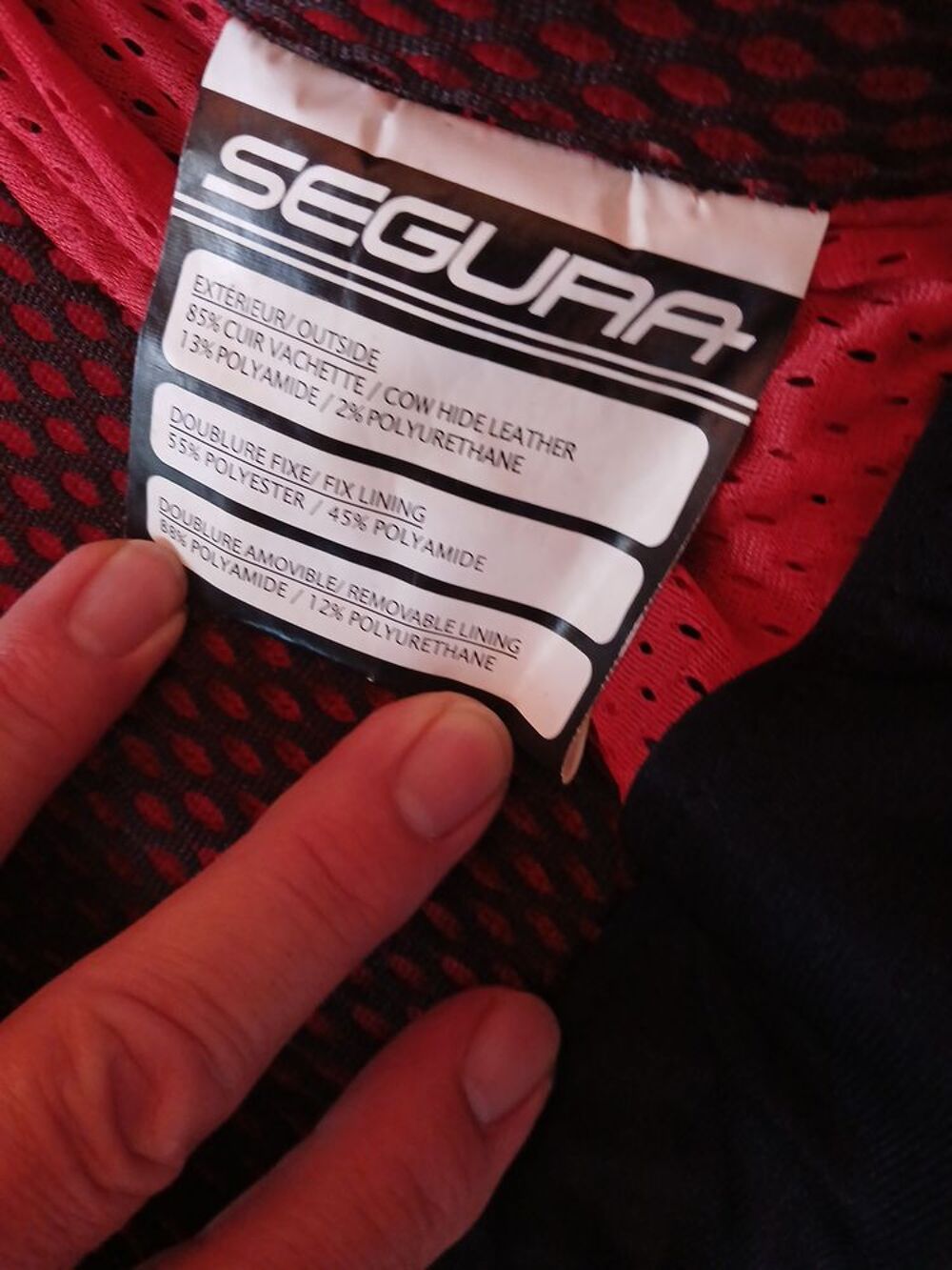 Blouson de moto segura homme Sports