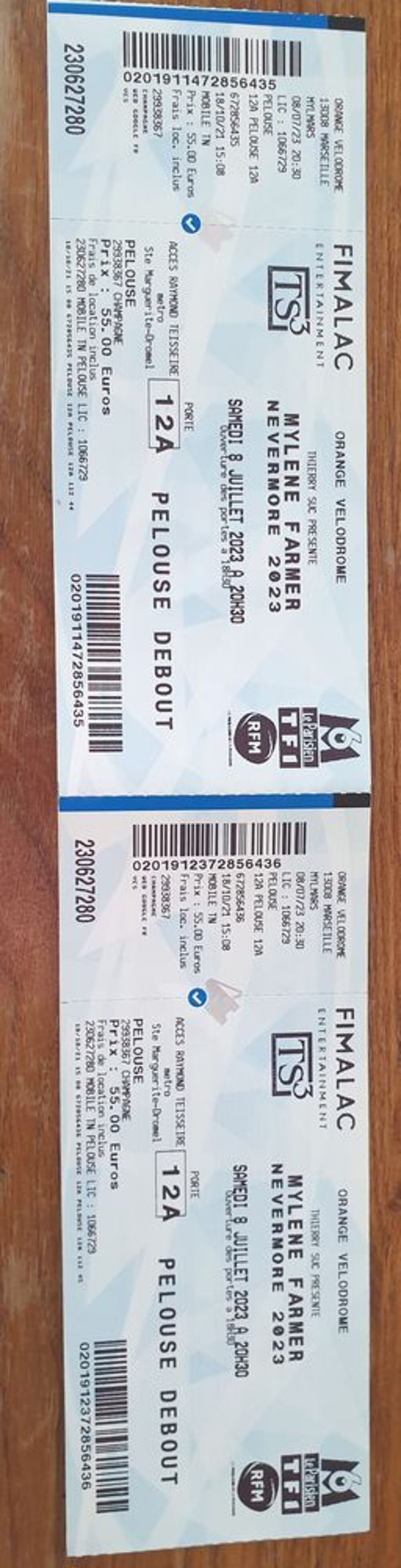 Place concert Mylene Farmer Billetterie