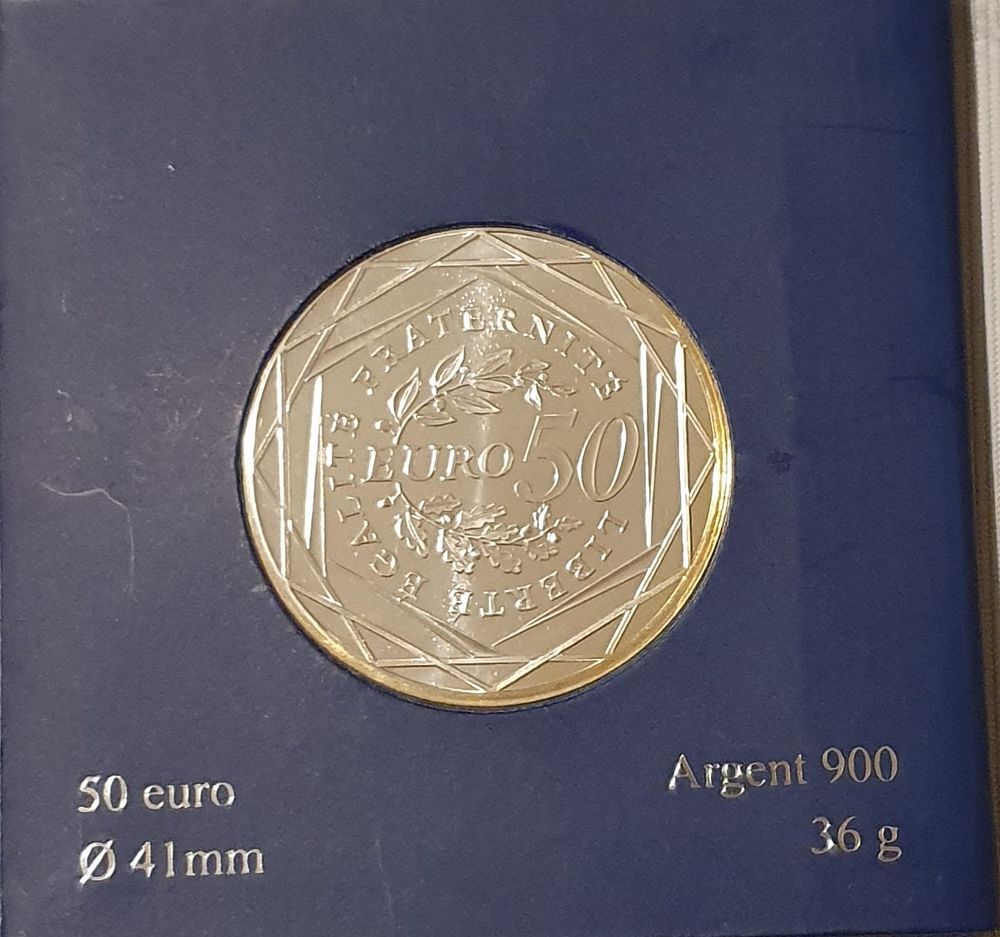 piece de 50 euros argent 2010 la semeuse 