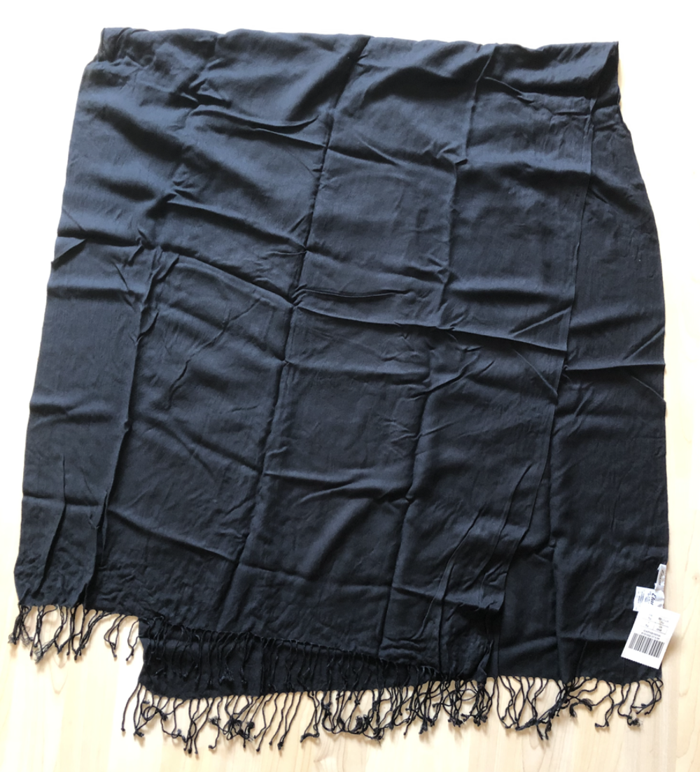 Etole / &eacute;charpe noire 170 x 68 cm neuve Vêtements