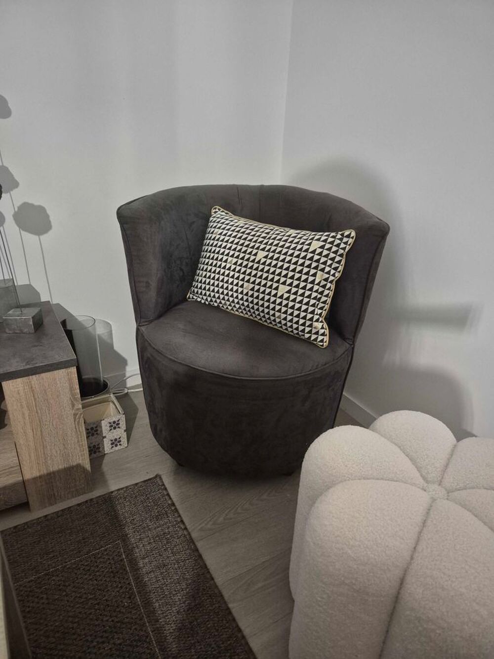 Fauteuil Gris fonce Décoration