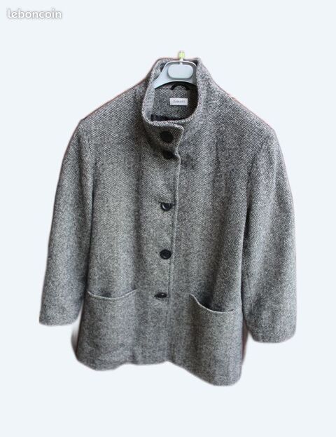 manteau laine gris T48 80 Saint-Jorioz (74)