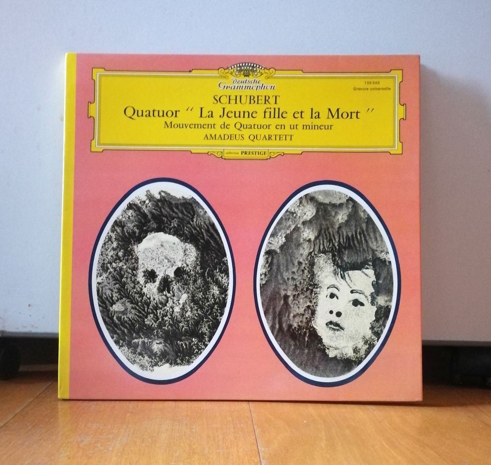 LP Franz SCHUBERT : La jeune fille et la mort - DG 138 048 CD et vinyles