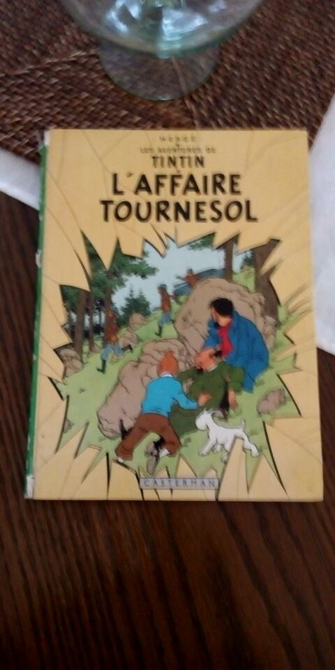 Livre tintin L'Affaire Tournesol 1966 20 Golbey (88)