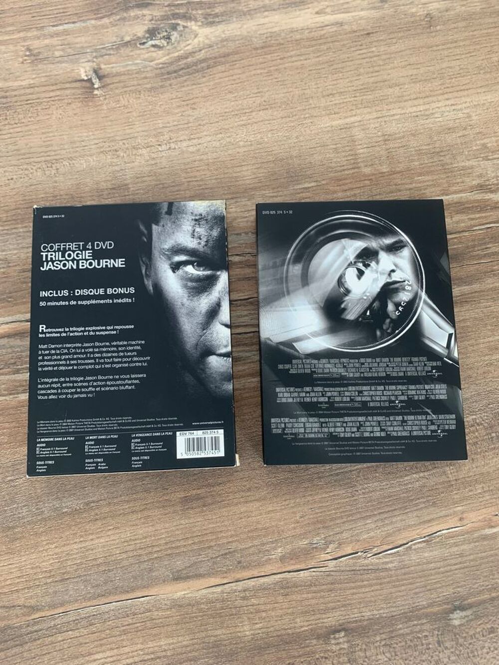 Coffret 4 DVD " Trilogie Jason Bourne " DVD et blu-ray
