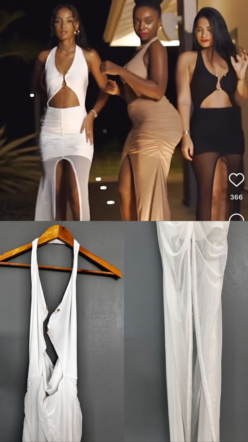 Robe blanche Vêtements