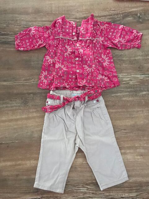 Ensemble pantalon/chemisier enfant fille   Obaîbi 6 Saleilles (66)