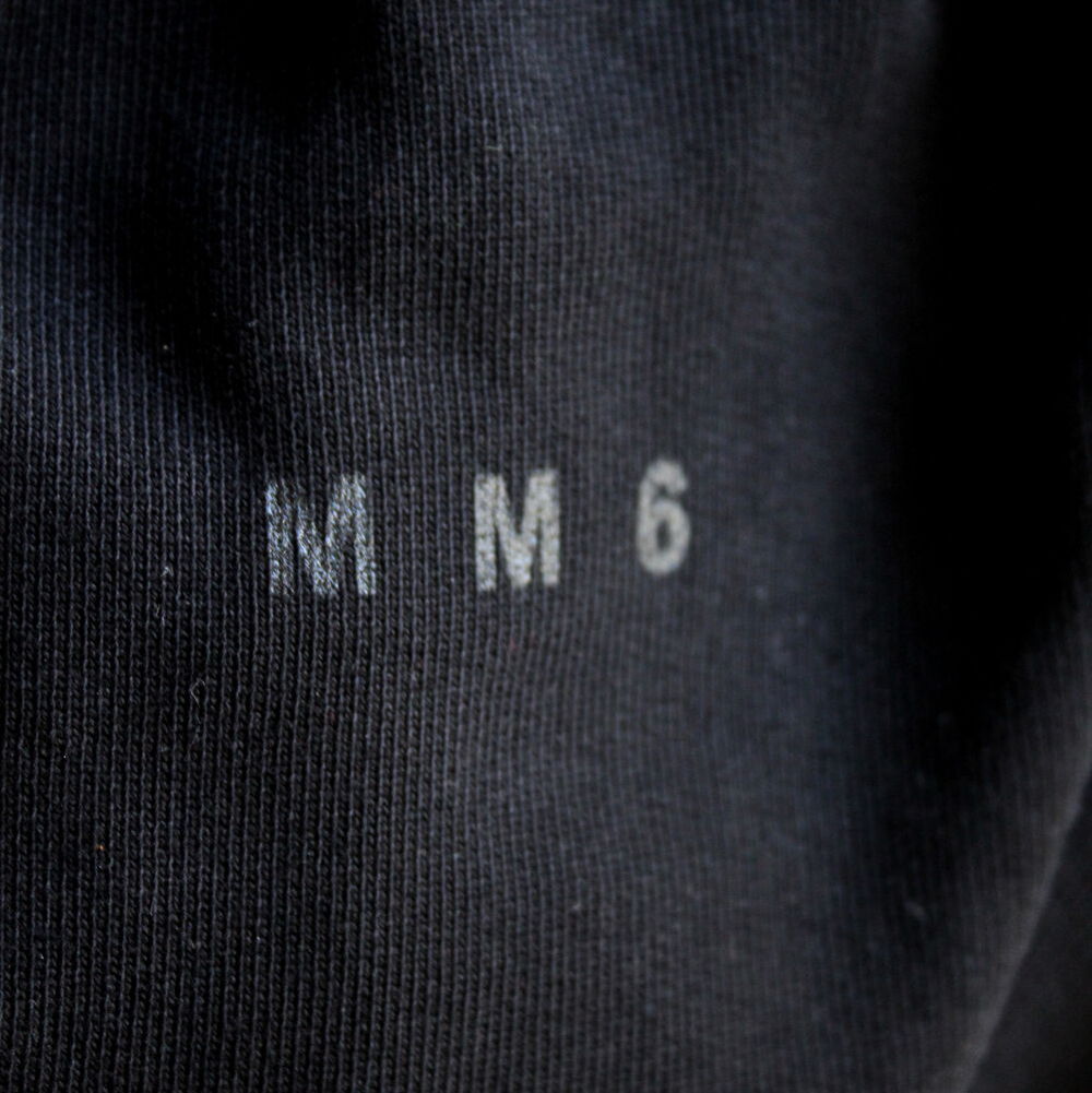 Jogging noir split leg MM6 MAISON MARGIELA T.S Vêtements