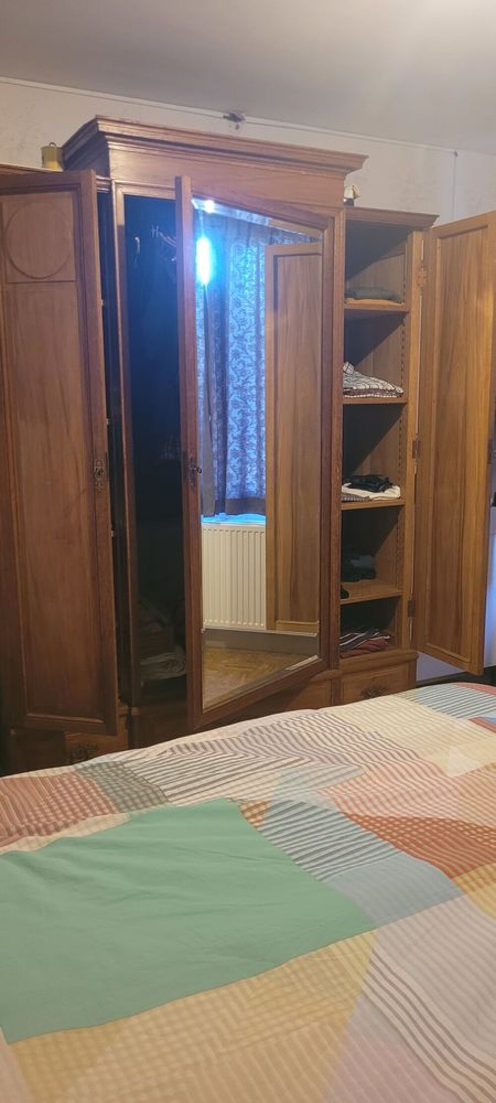Grande commode en bois noble (je pense acajou &amp; ch&ecirc;ne) Bricolage