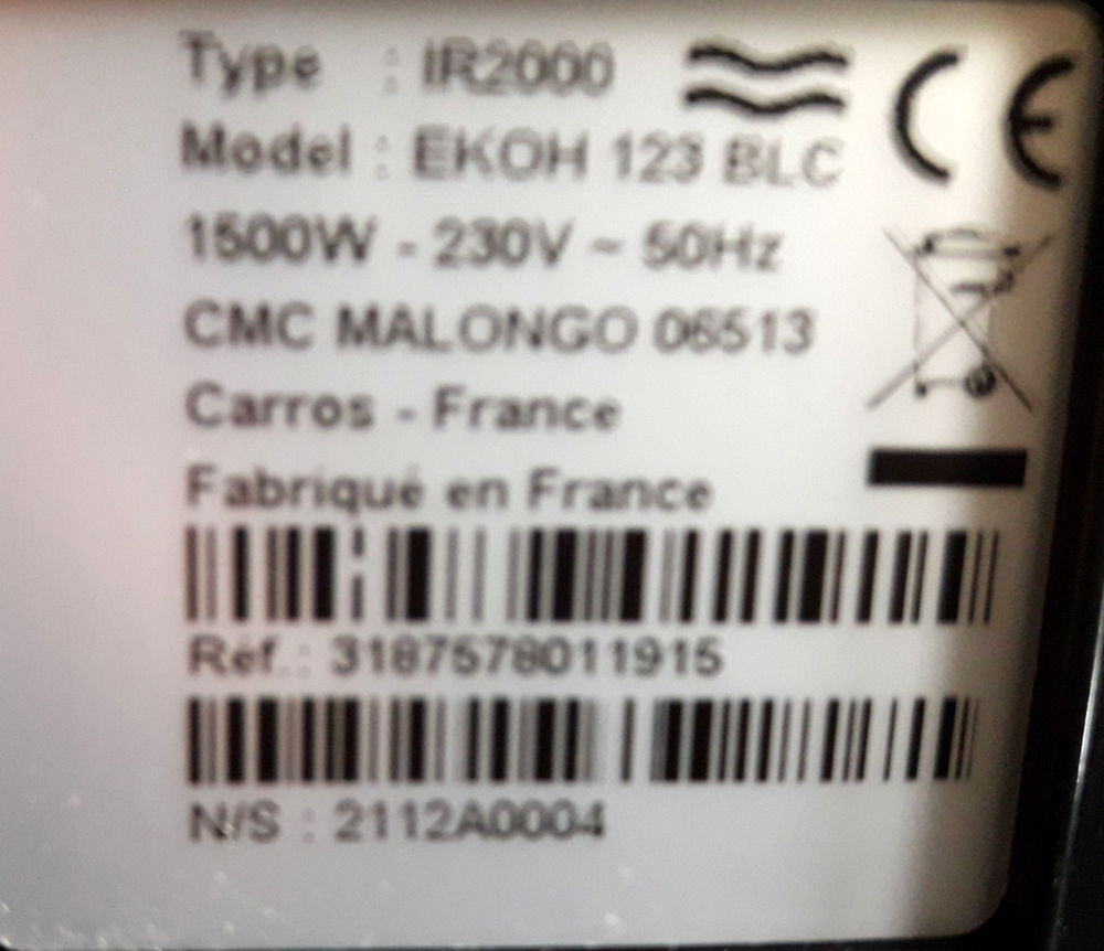 Machine &agrave; caf&eacute; MALONGO Ek'Oh Blanche comme neuve Electroménager