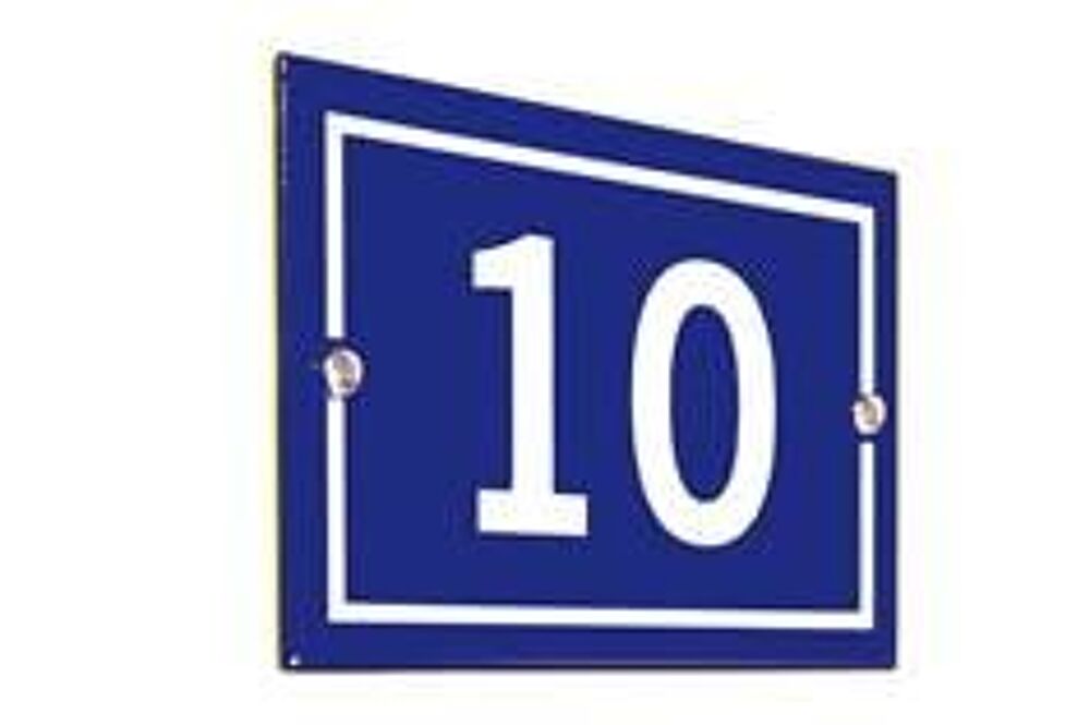 PLAQUES DE NUMERO Bricolage