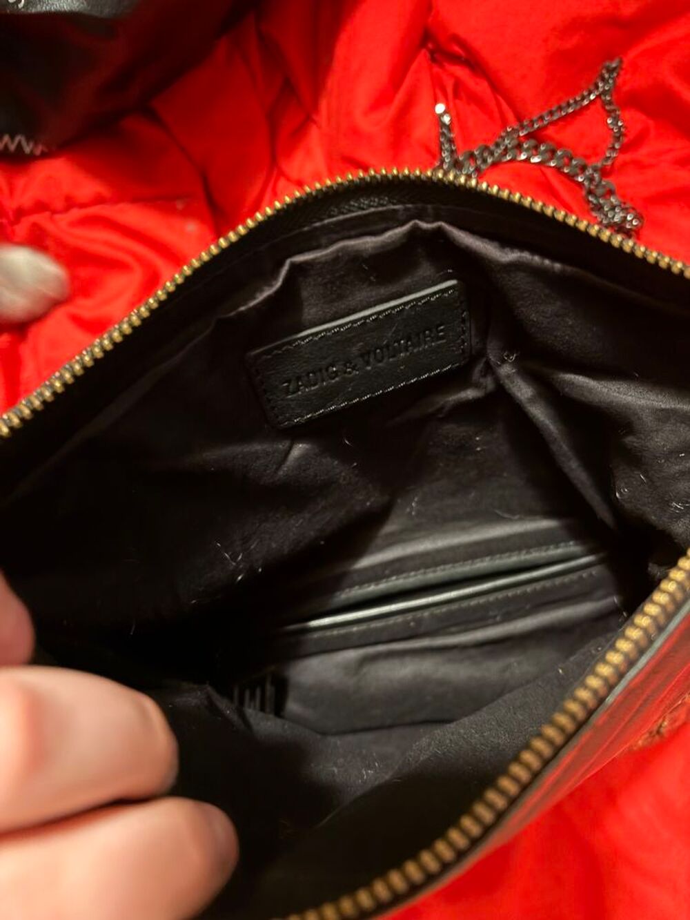?? Sac Bandouli&egrave;re Zadig &amp; Voltaire En Cuir Effet Python Maroquinerie