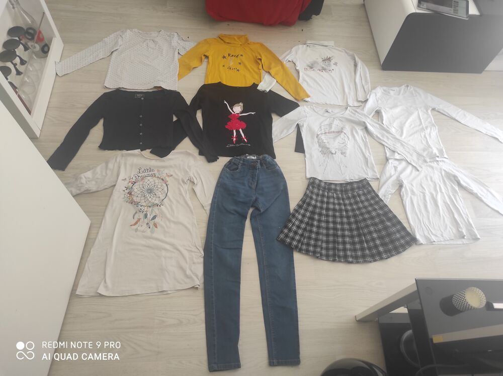 Lot vetement fille 10 ans 2025