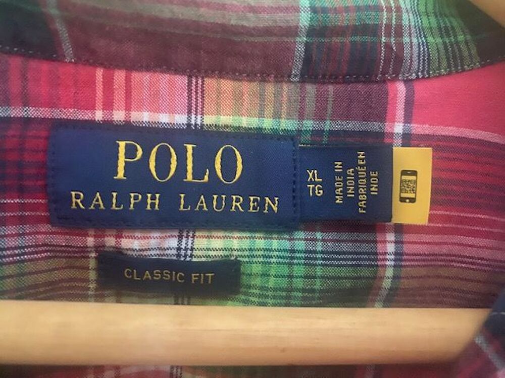 Chemise a carreaux Polo Ralph Lauren taille XL Vêtements