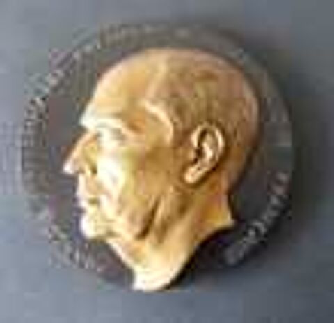 FRANCOIS MITTERAND medaille bz VENITIEN 80 mm 