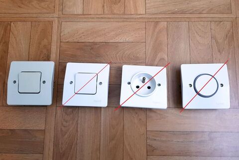 Appareillage lectrique Vintage Legrand Neptune Srie 2 3 Limeil-Brvannes (94)