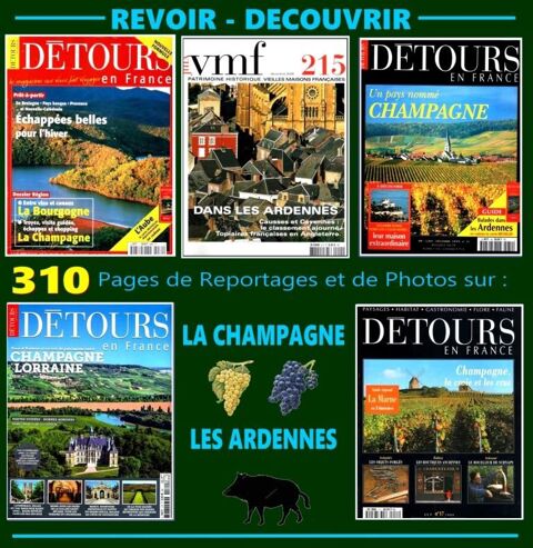 CHAMPAGNE - voyage - ARDENNES / prixportcompris 18 Lyon 2 (69)