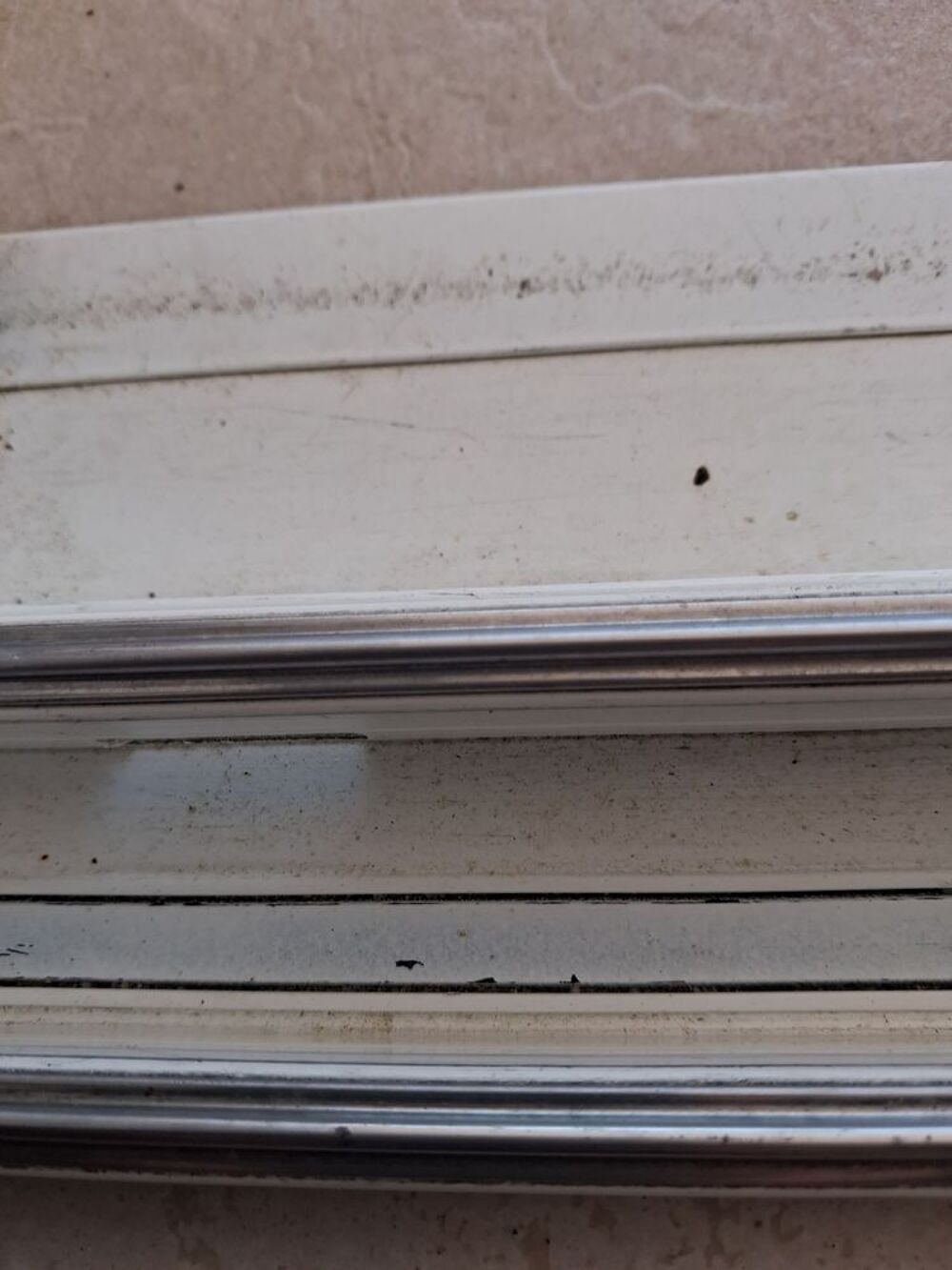RAIL INOX pour baie vitr&eacute;e. Bricolage