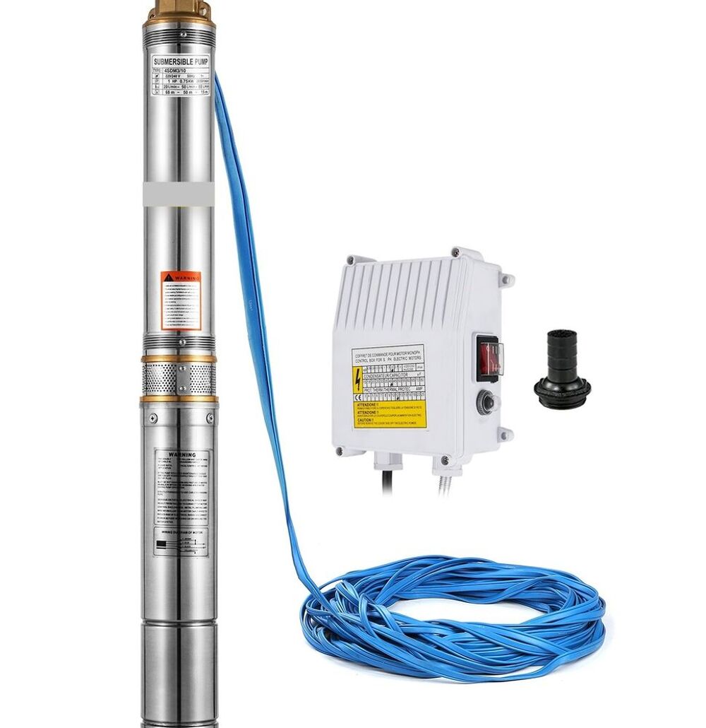 Pompe De Puits Profond Submersible 5520l/h 750w Bricolage