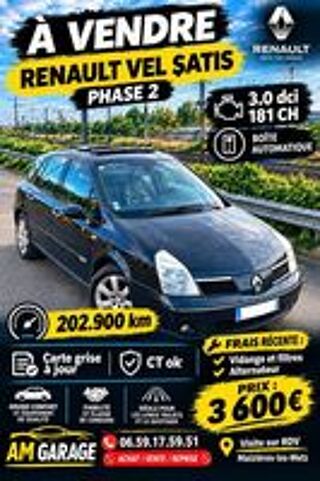 Vel Satis 3.0 dCi 180 Privil&egrave;ge Proactive A 2009 occasion 57280 Maizi&egrave;res-l&egrave;s-Metz