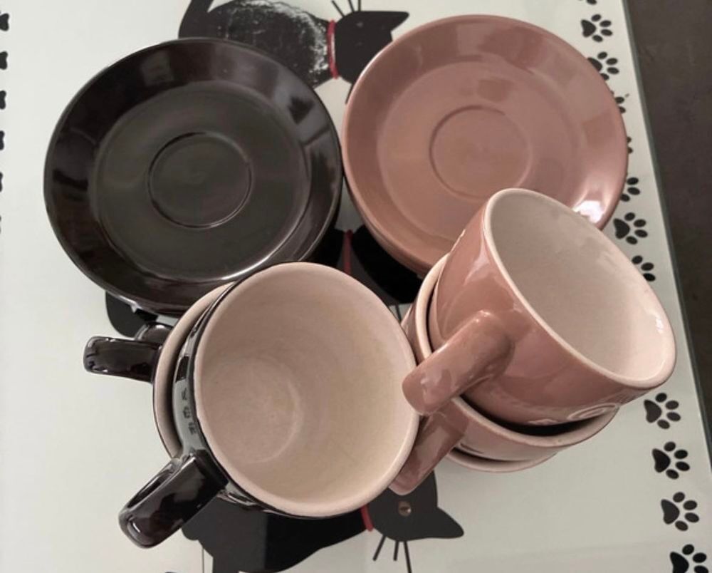 tasse &agrave; caf&eacute; avec sous tasses Electroménager