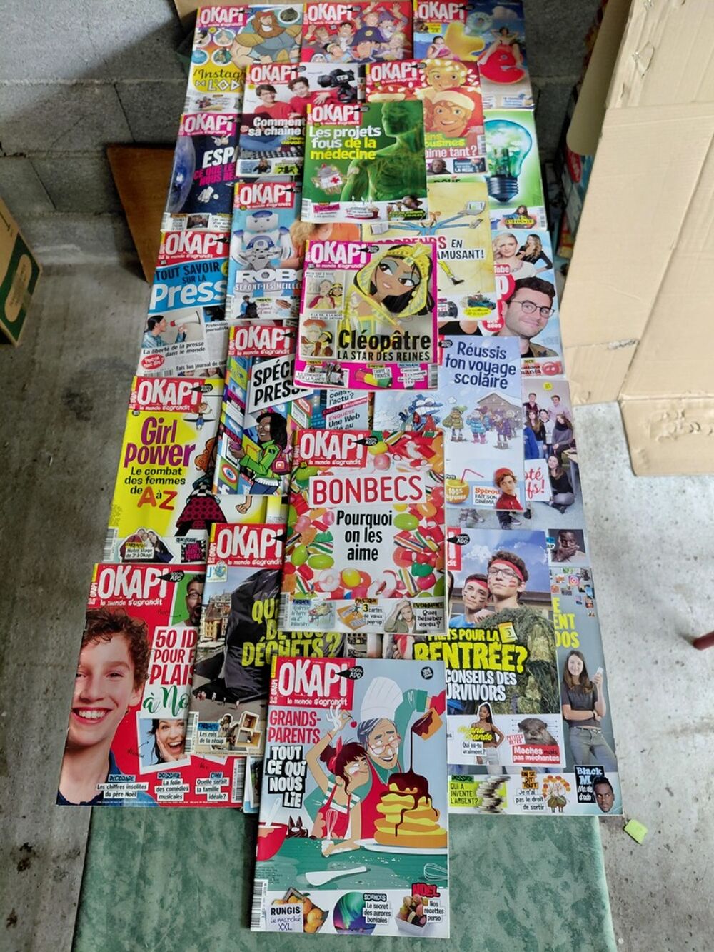 Lot magazines Okapi Livres et BD