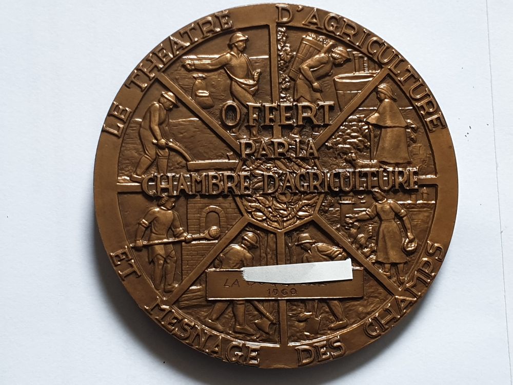 M&eacute;daille de L'agriculture Fran&ccedil;aise 
