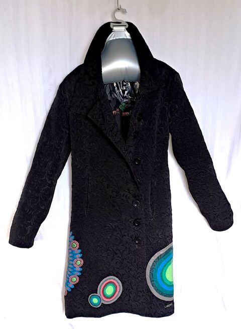 Manteau Noir Desigual Taille L 25 Gex (01)