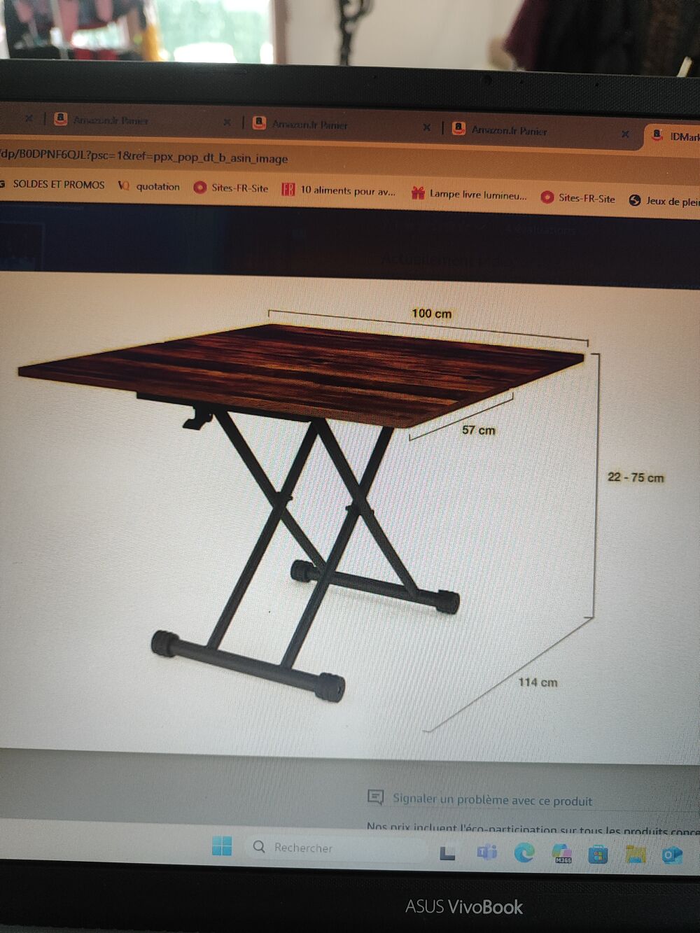 Tr&egrave;s belle table 3 en 1 style vintage Meubles