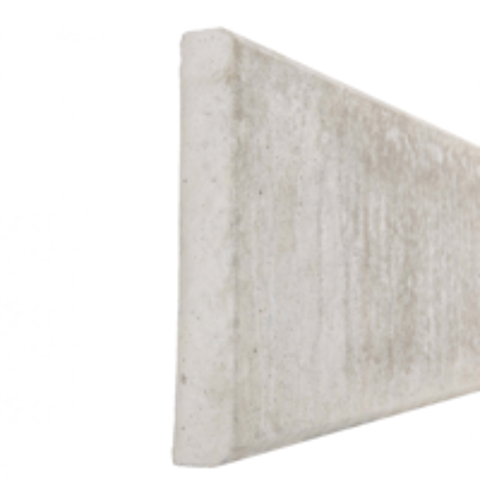   Plaque de soubassement béton 25cm poteau à encoches 