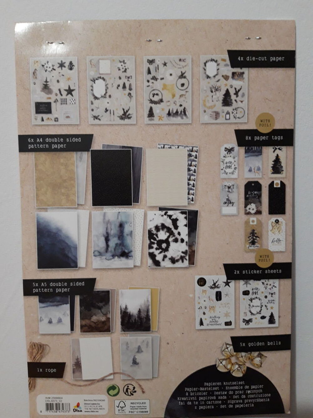 Blocs scrapbooking Dcoration