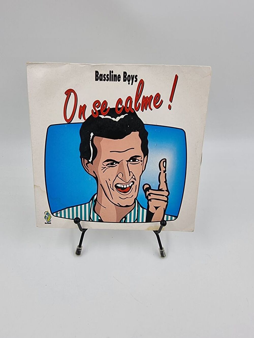 Vinyle 45 tours Bassline Boys : On se Calme ! avec fourreau	 CD et vinyles