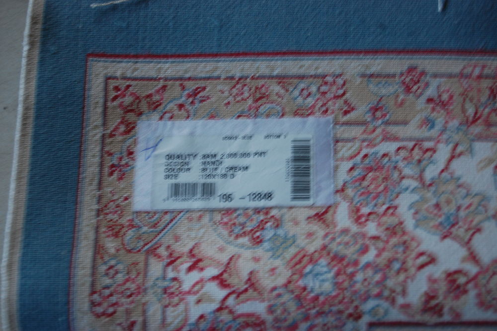 Tapis Persan ( 2,25 m&sup2;) - fait &agrave; la main D�coration