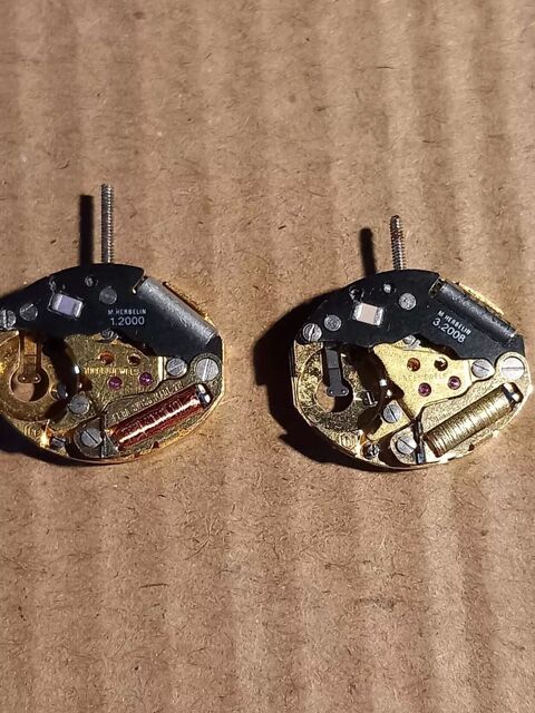 Lot de 2 mouvements de montres  quartz HERBELIN 1.2000 et 3 16 Paris 4 (75)