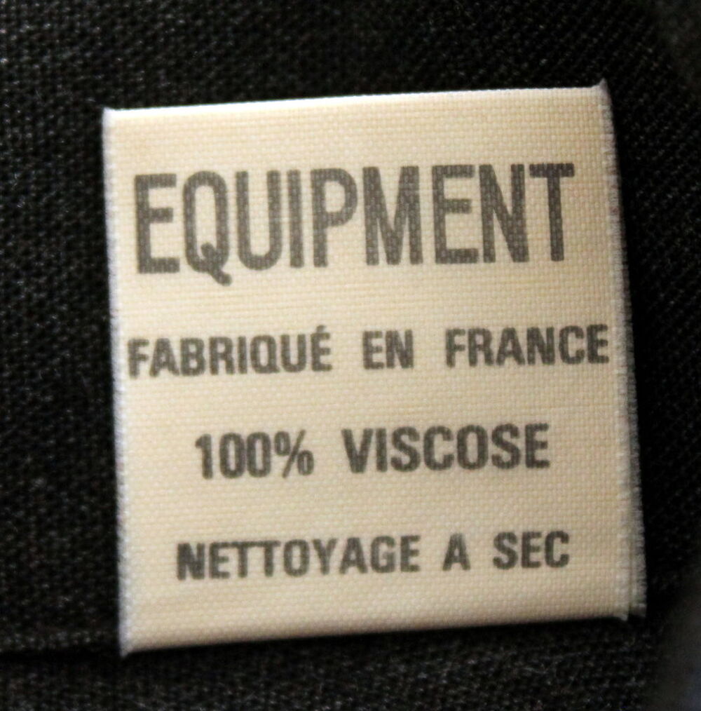 Chemise anthracite EQUIPEMENT T.S
vintage 80 oversize Vtements
